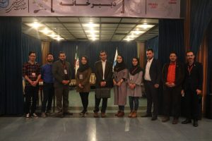 یادگاری با دکتر مجید حسینی در حاشیه جشنواره