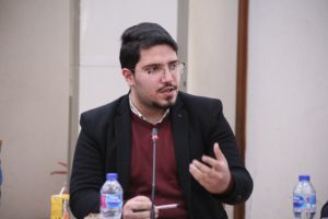 در جلسه با رئیس دانشگاه تهران