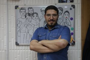 در دفتر مرکزی شرکت ماسترفوده